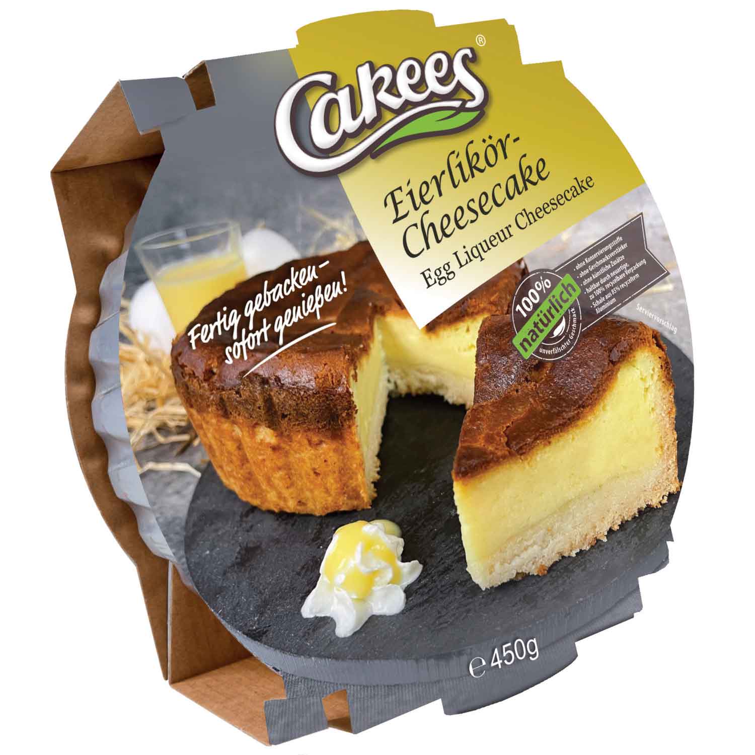 Cakees Eierlikör-Cheesecake 450g