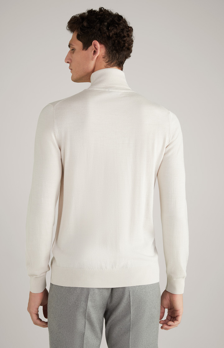 Merinowoll-Pullover Donte in Beige