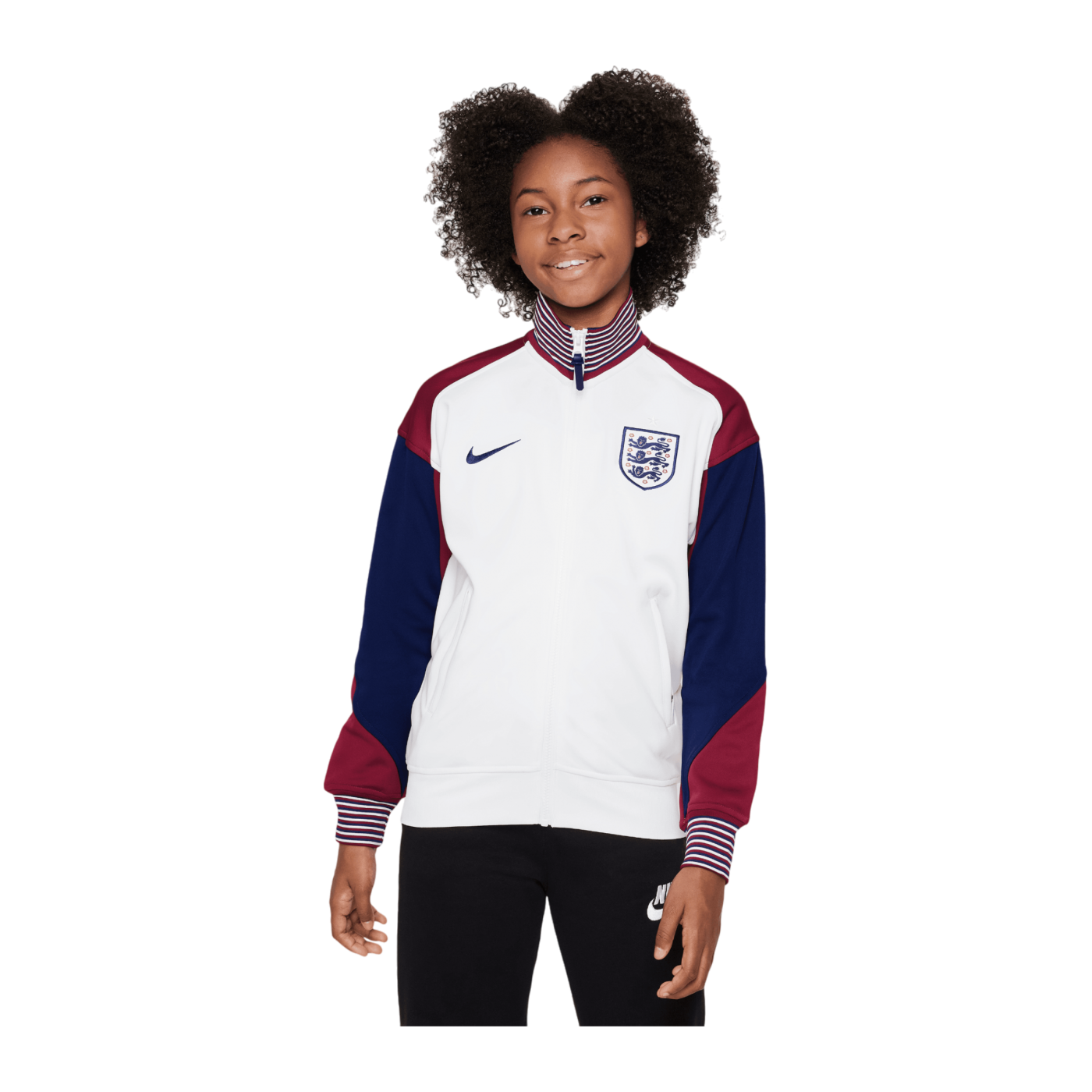 Nike England Academy Pro Anthem Jacke EM 2024 Kids Weiss F100
