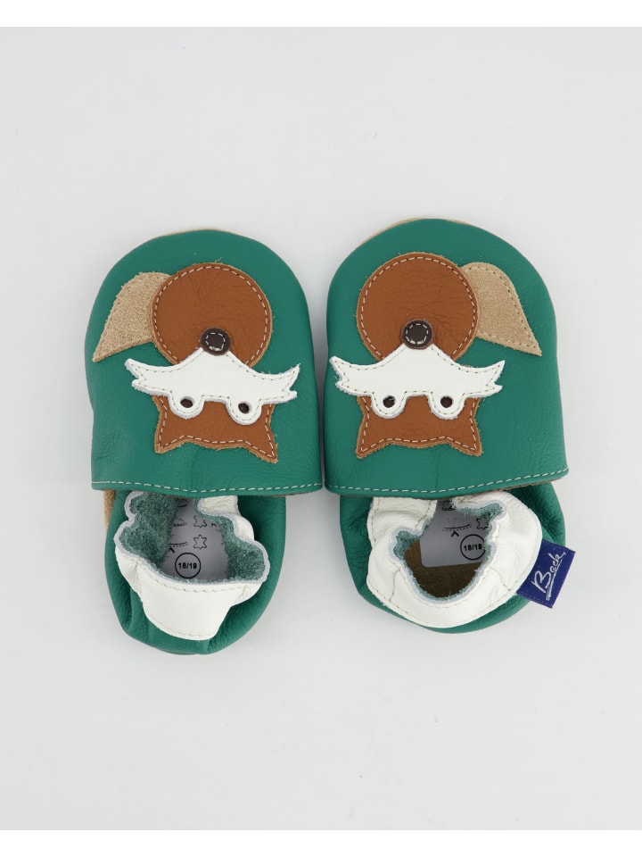 Beck Krabbelschuhe in Grün günstig kaufen