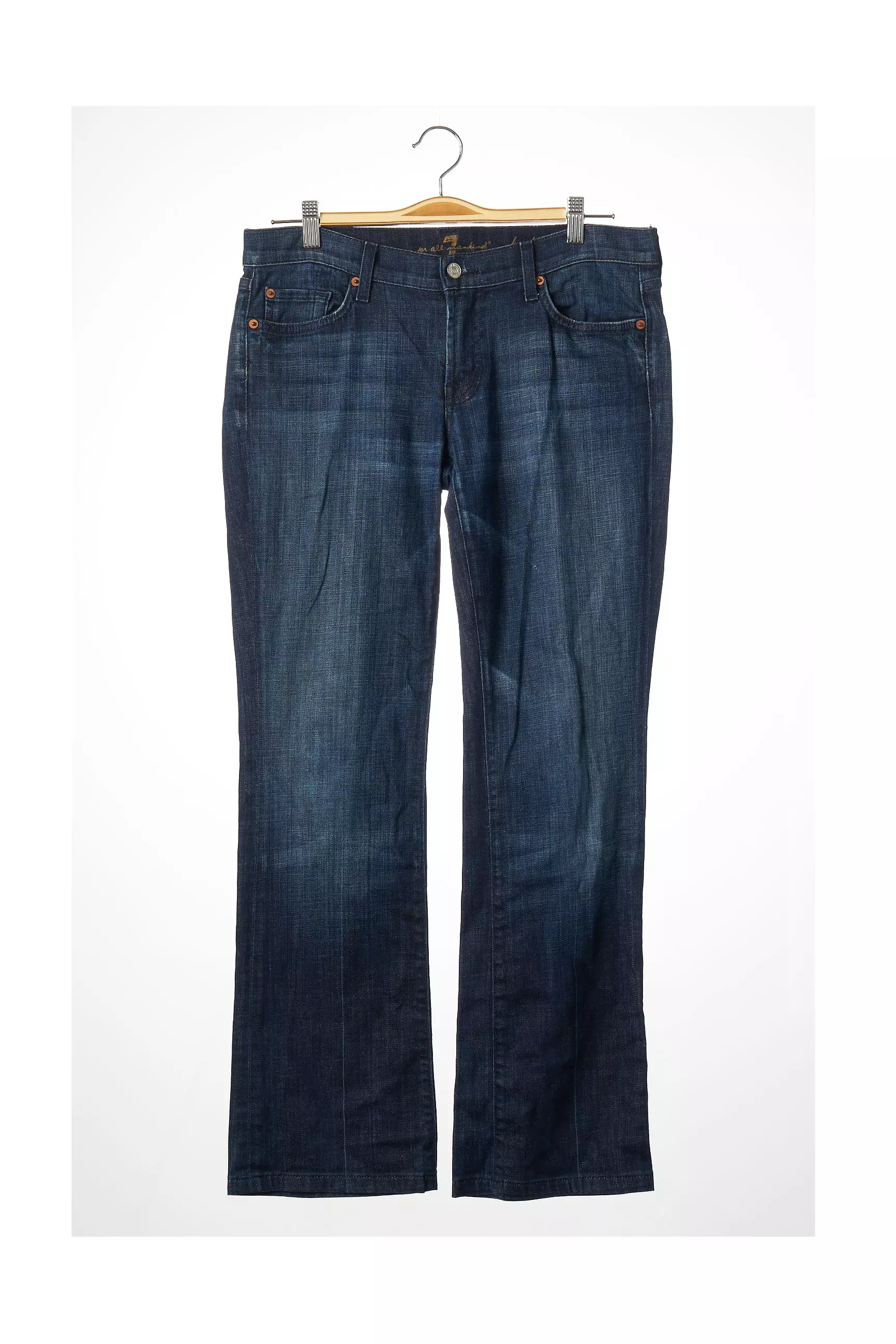 For All Mankind Pantalon7 8 Femme couleur bleu