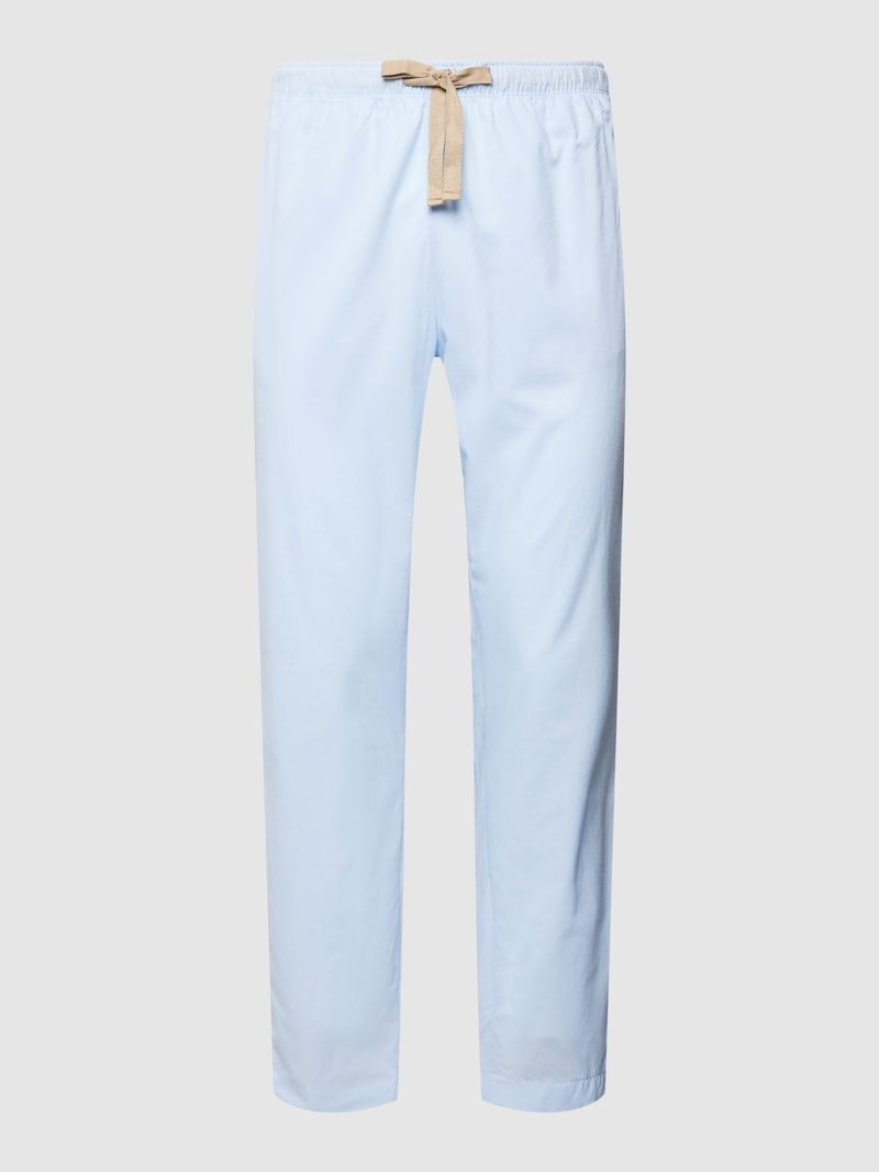 Pyjama-Hose mit elastischem Bund in hellblau