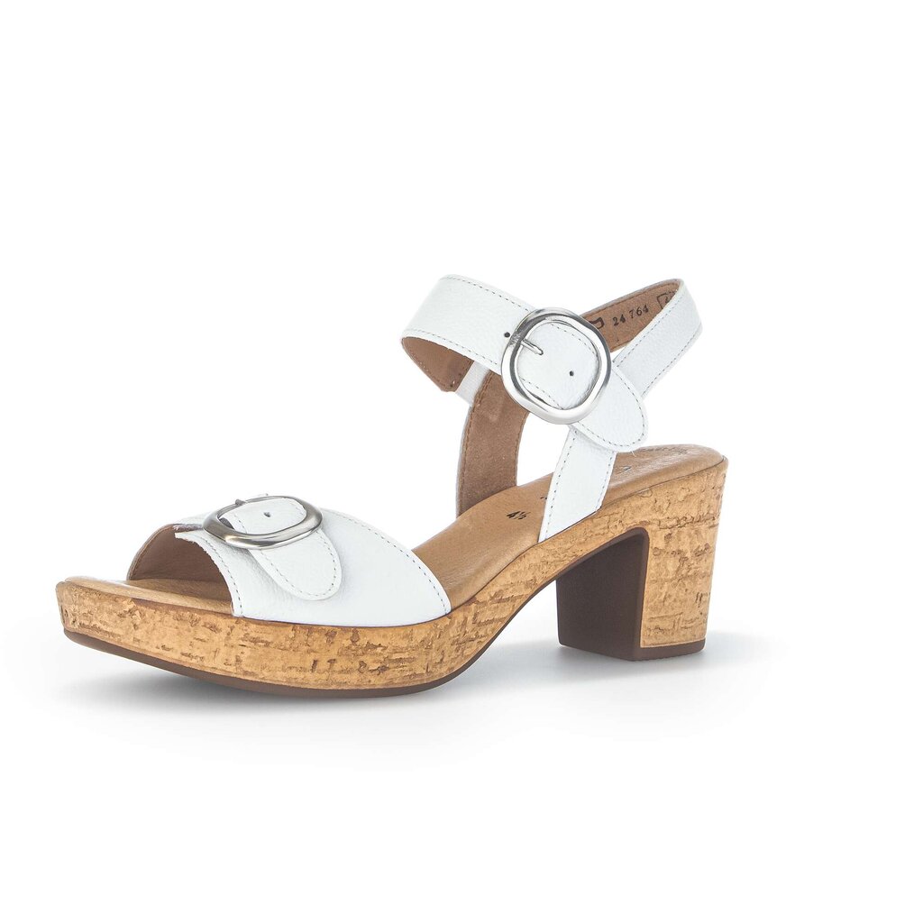 Gabor fashion Plateau Sandale weiß
