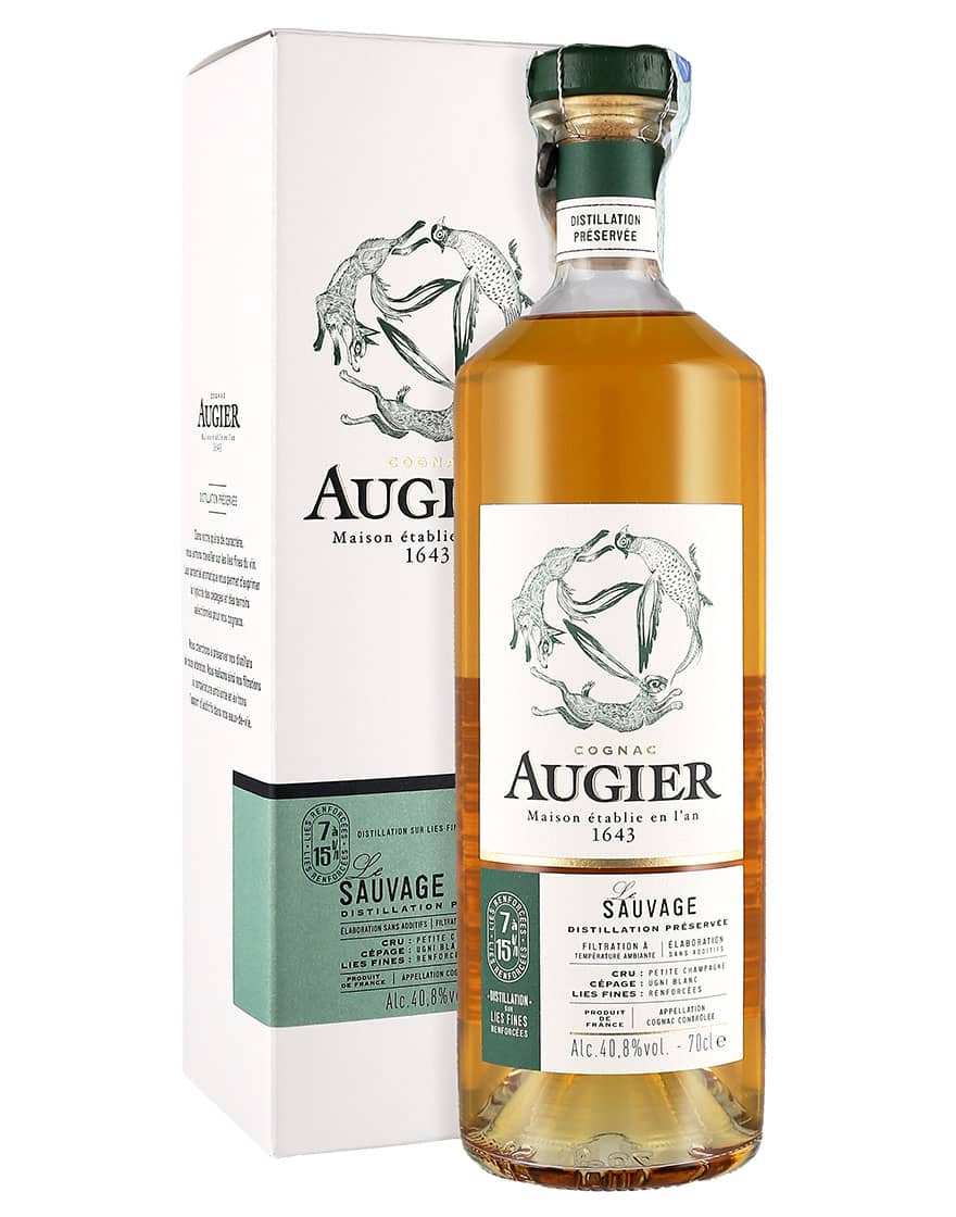 Cognac AOC Le Sauvage Augier 0,7 ℓ, En Étui