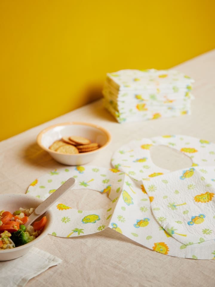 Bieco Spielwaren Einweg Lätzchen 30 stk. aus Zellulose in Weiß günstig kaufen onesize