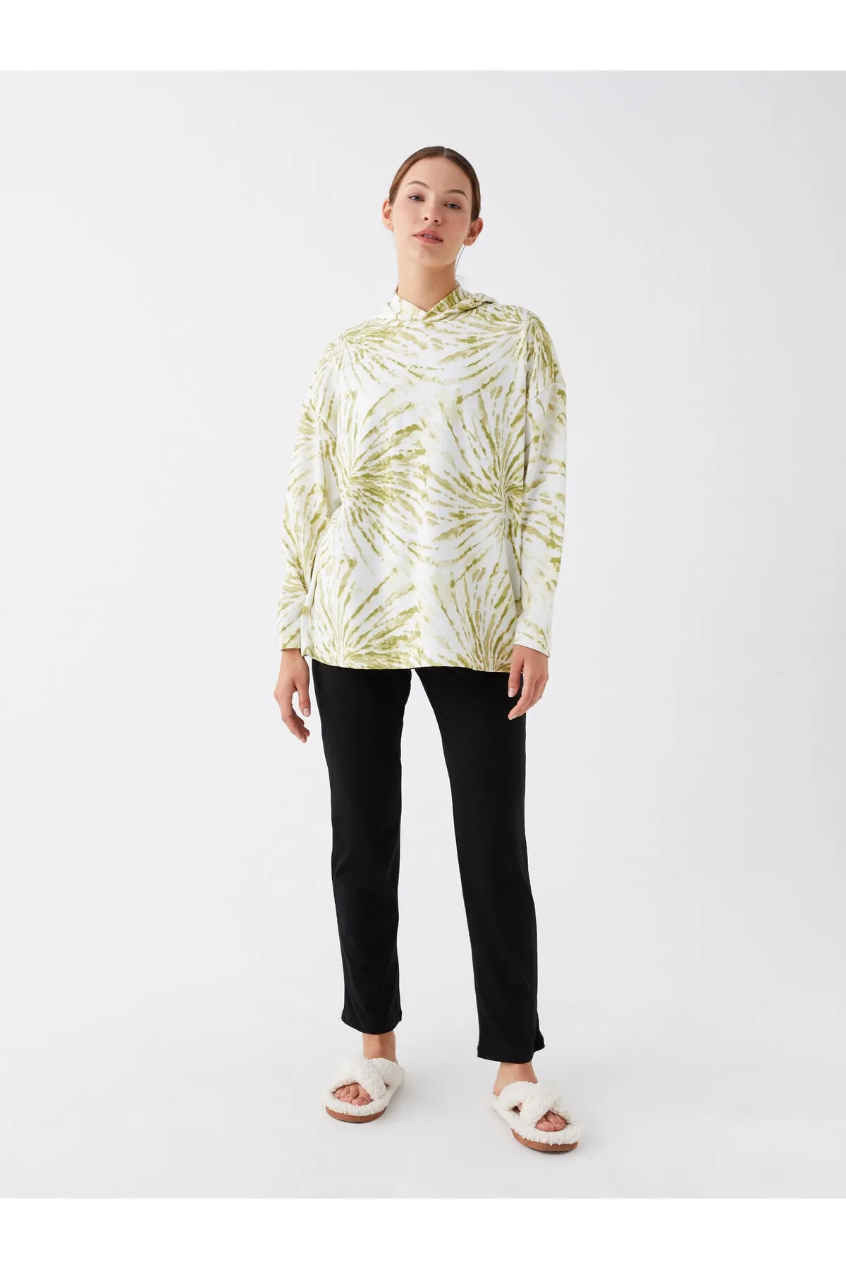 LC Waikiki  Pyjamahose - Grün - Relaxed