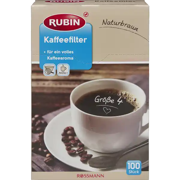 Kaffeefilter naturbraun Gr. 4