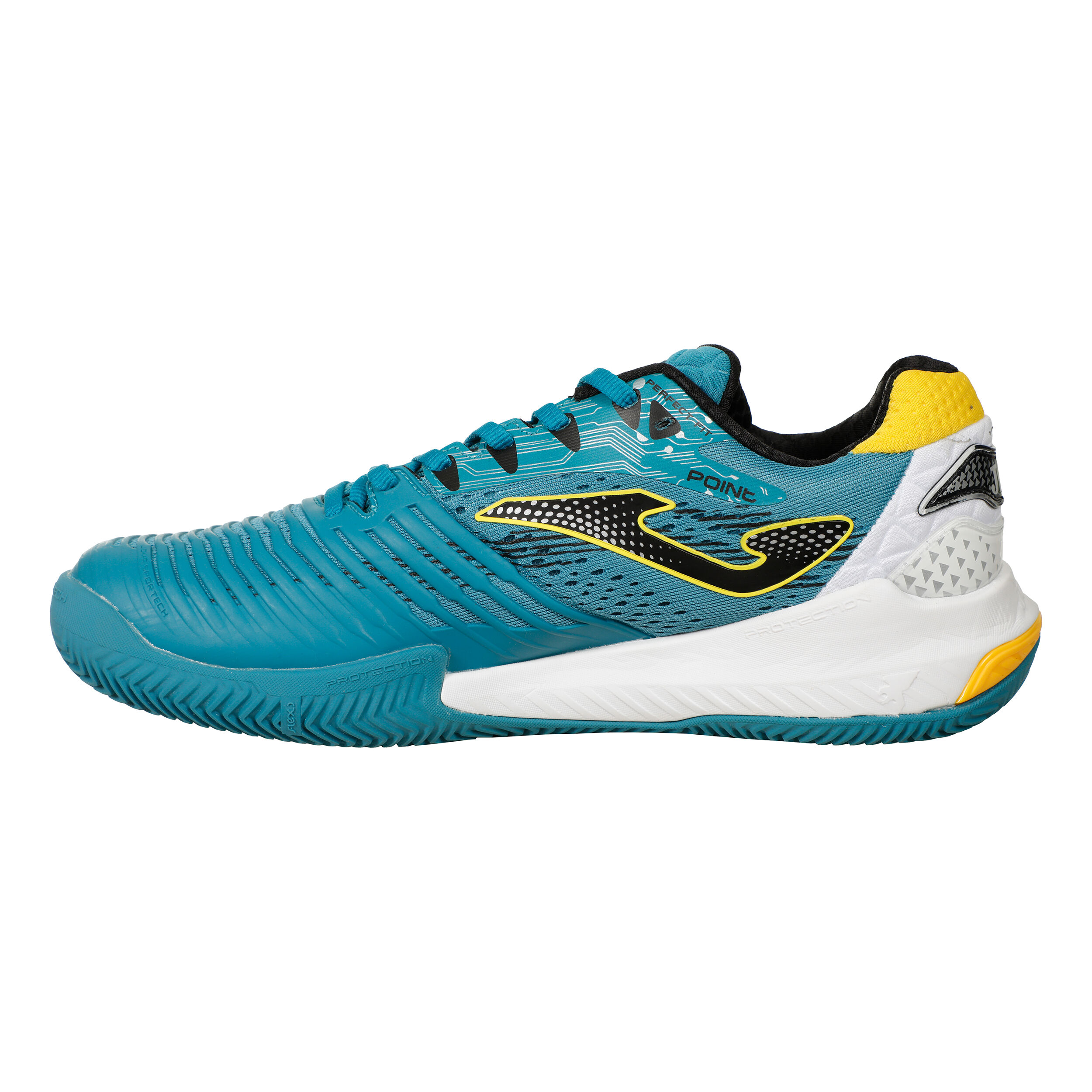 T. Point Padelschuh Herren - Petrol, Orange