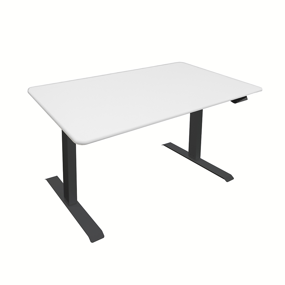 Home Deluxe HOME DELUXE Höhenverstellbarer Schreibtisch elektrisch LUMINA - 120 x 60 cm Weiß