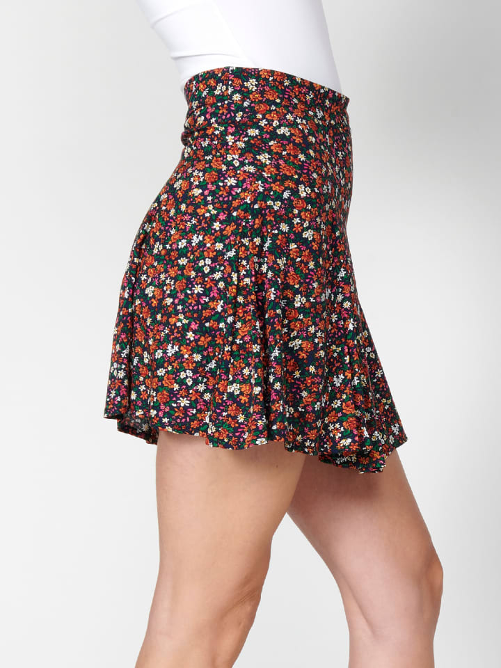 KOROSHI KURZER SKIRT in bunt günstig kaufen