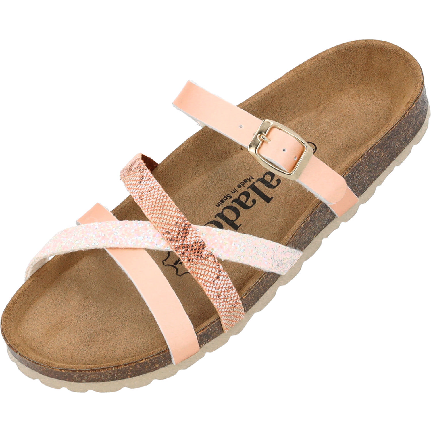 Palado Cruisi, Pantoletten, Damen, Rose Multisparkle