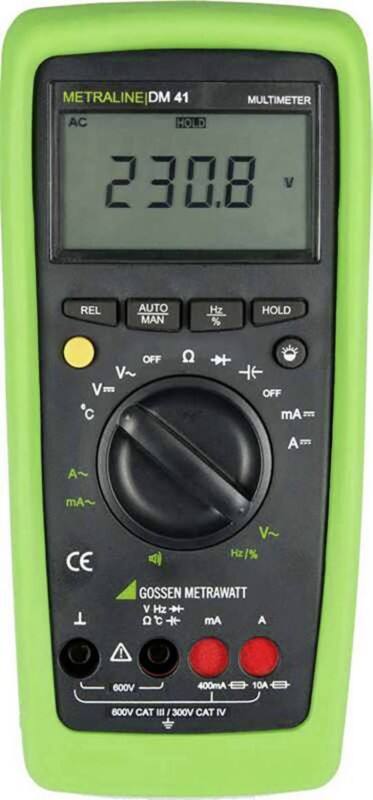 Gossen Metrawatt Tragbares Multimeter M192A Stromversorgung: Batterie Test Typ: Spannung, Strom, Widerstand, Frequenz, Temperatur