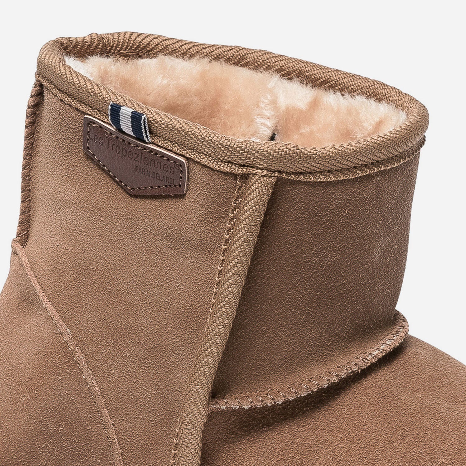 Boots LES TROPEZIENNES par M.Belarbi camel fourrée