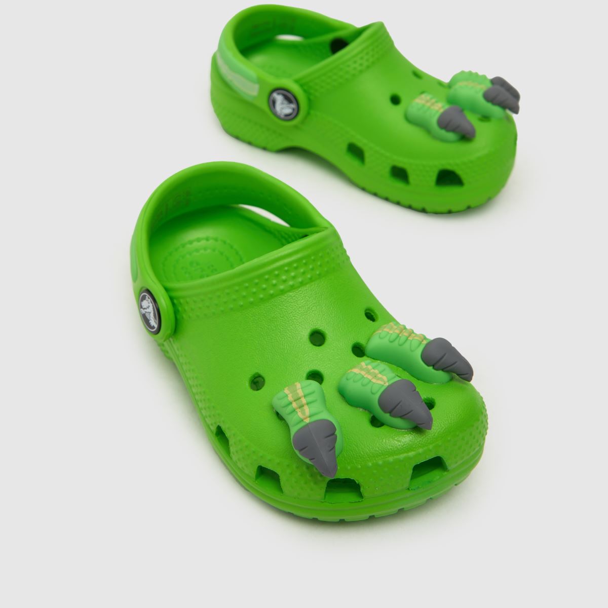 Crocs Lime Classic I Am Dinosaur Träsko Flickor Småbarnssandaler