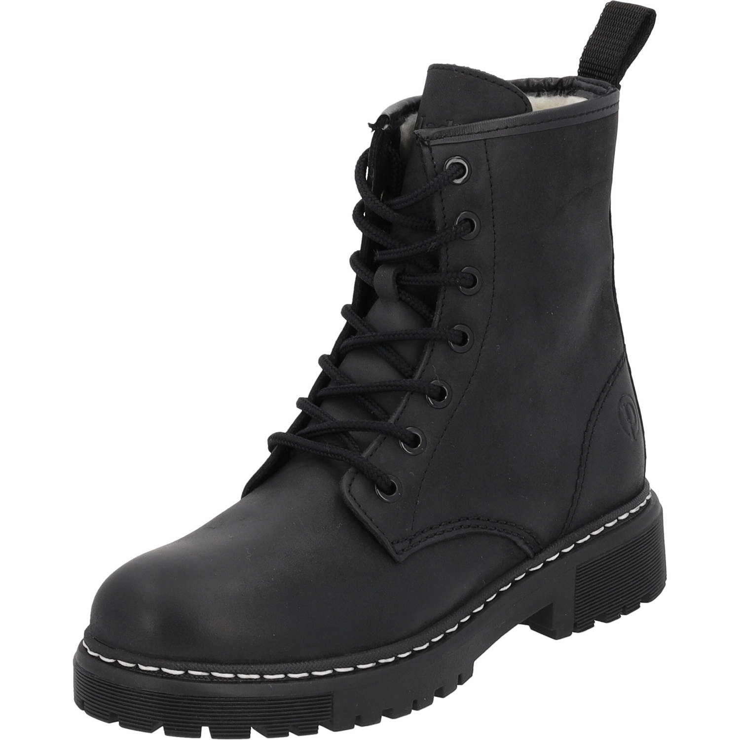 Palado Montecristo, Schnürstiefeletten, Damen, Schwarz Matt