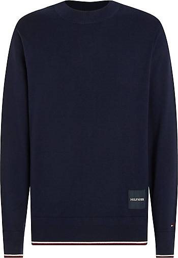 TOMMY HILFIGER Herren Pullover mit Seide