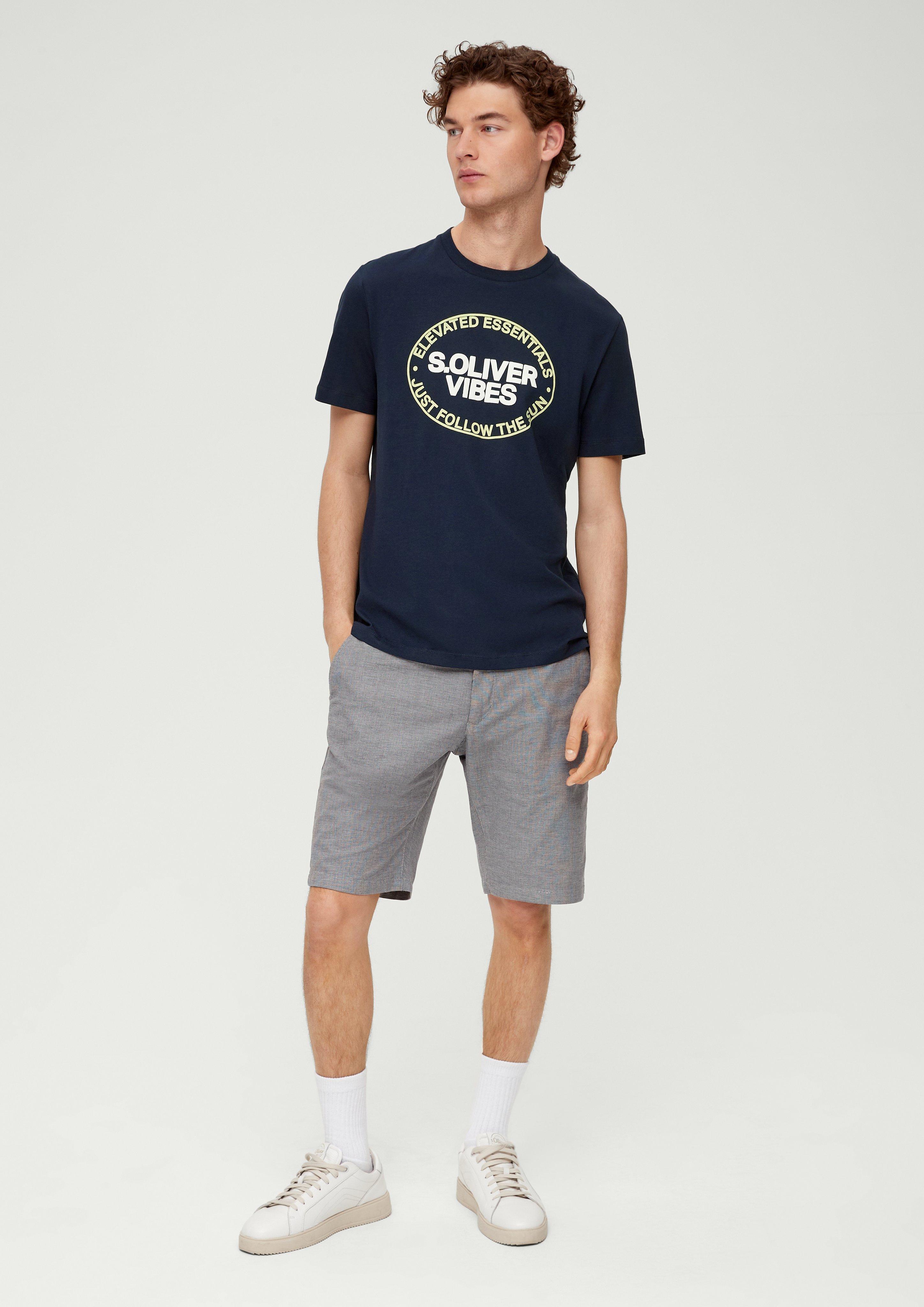 Baumwollshirt mit Frontprint  2131370-59D1