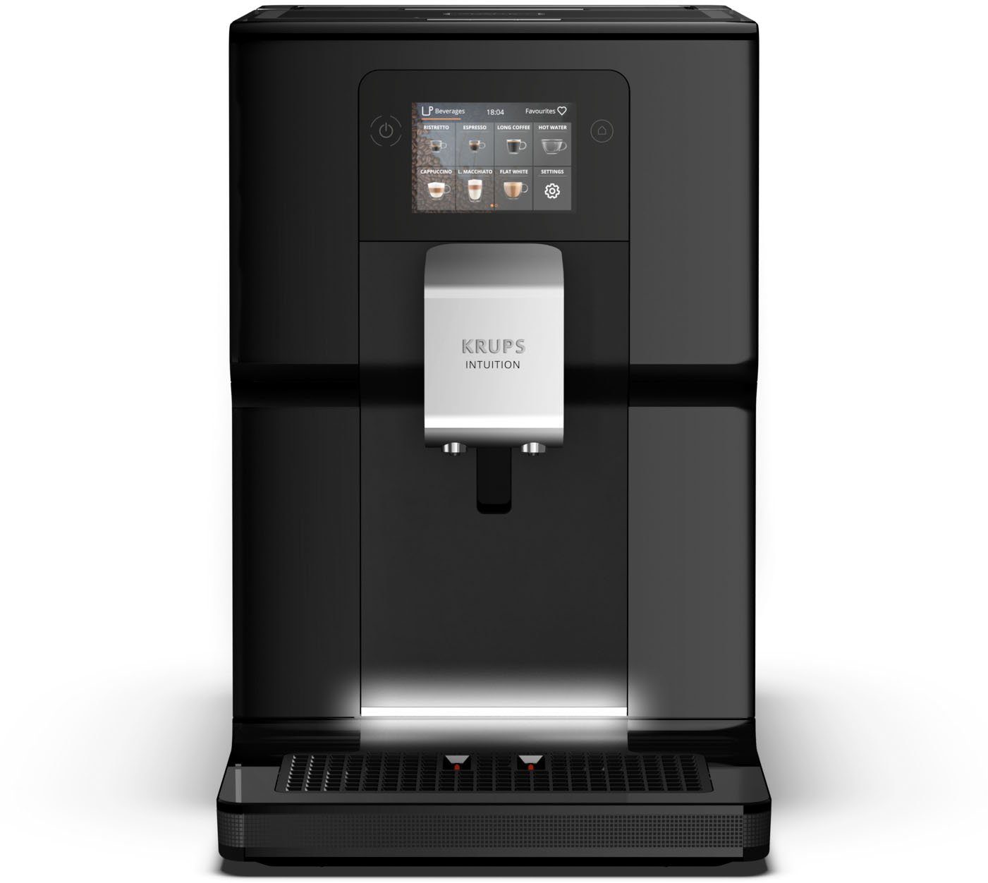 Krups Kaffeevollautomat EA8738 Intuition Preference, inkl. Milchbehälter, intuitives Lichtsystem, 11 Getränke, OTC-System