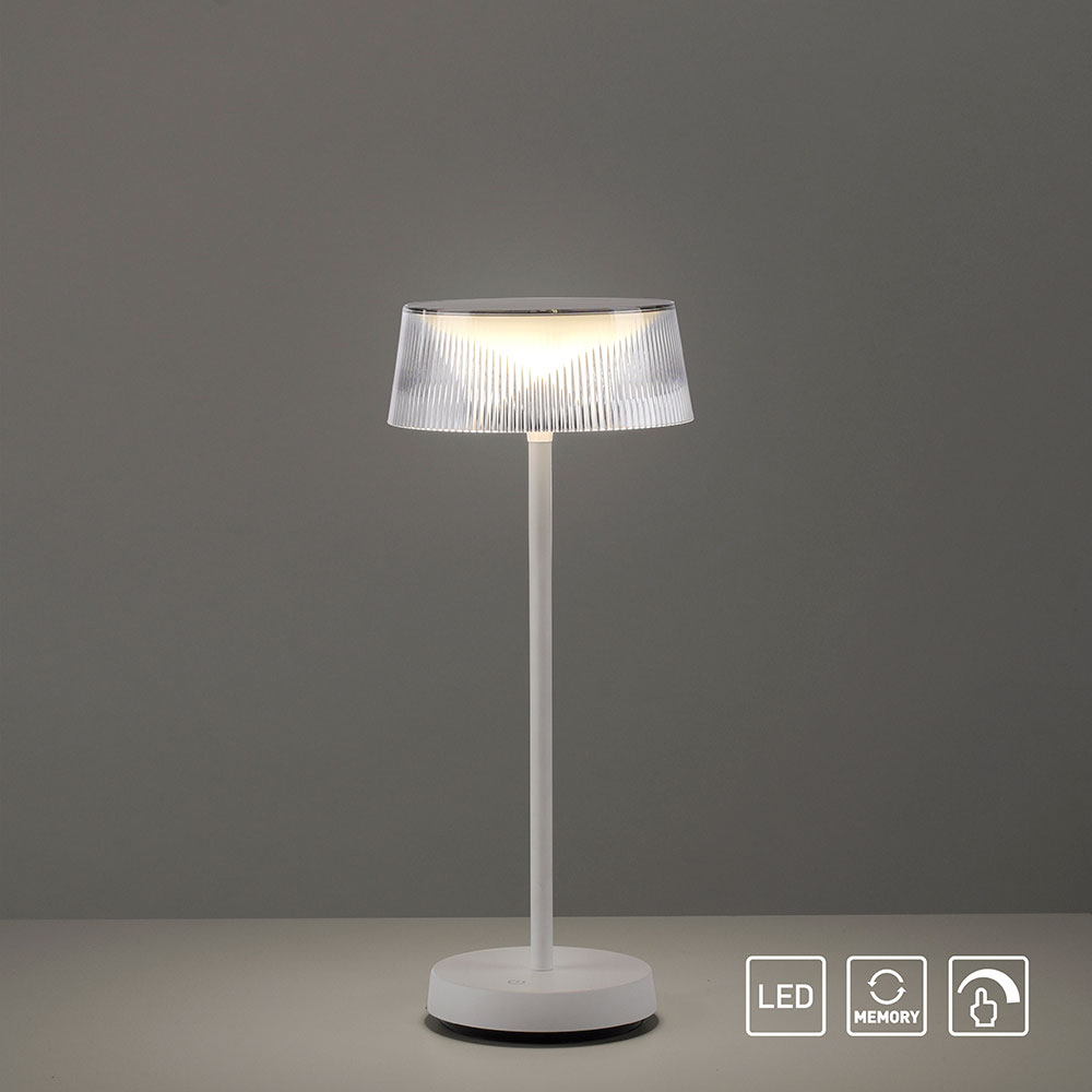 JUST LIGHT.LED-Akku-Tischleuchte 1flg
