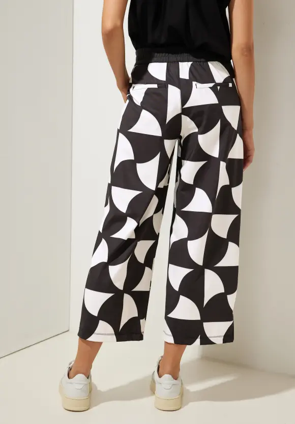 Street One Loose Fit Hose mit Print