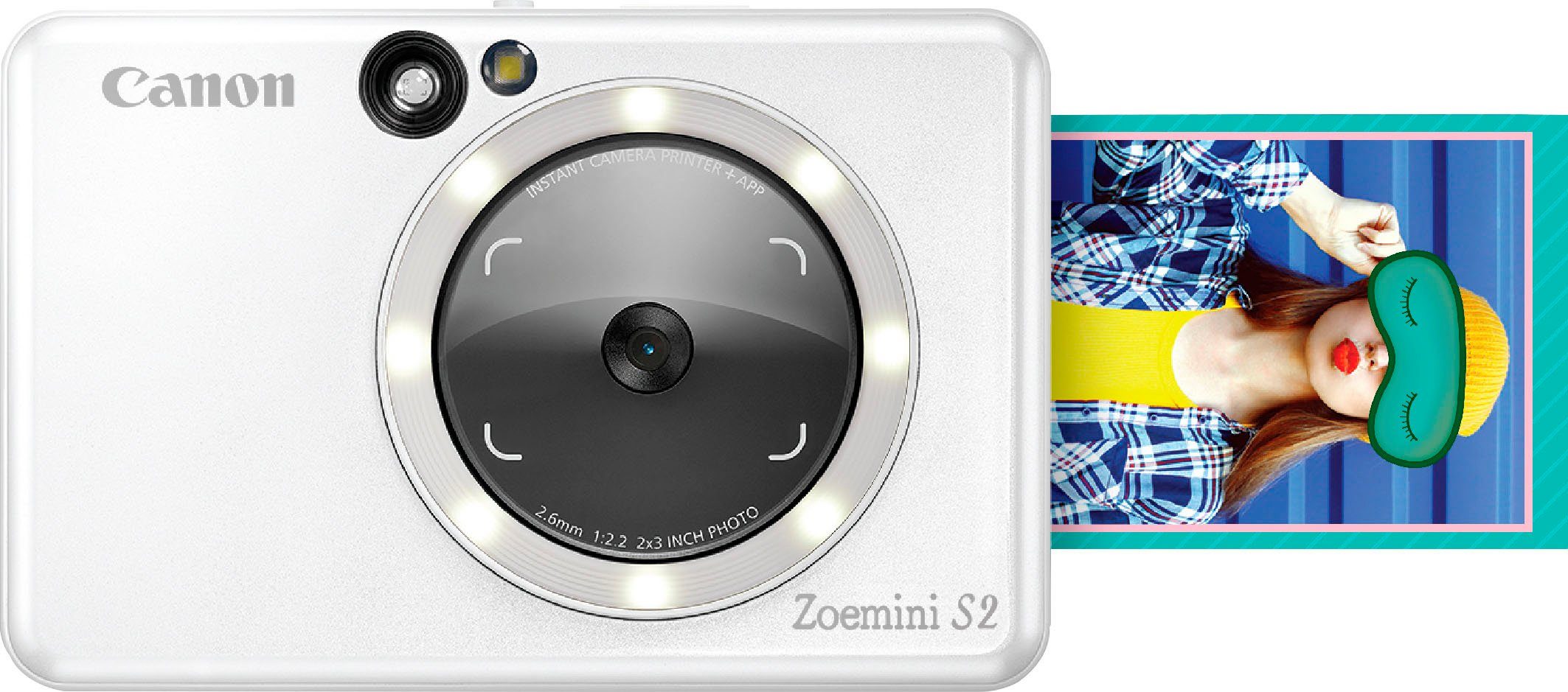 Canon Zoemini S2 Sofortbildkamera (8 MP, Bluetooth, NFC)