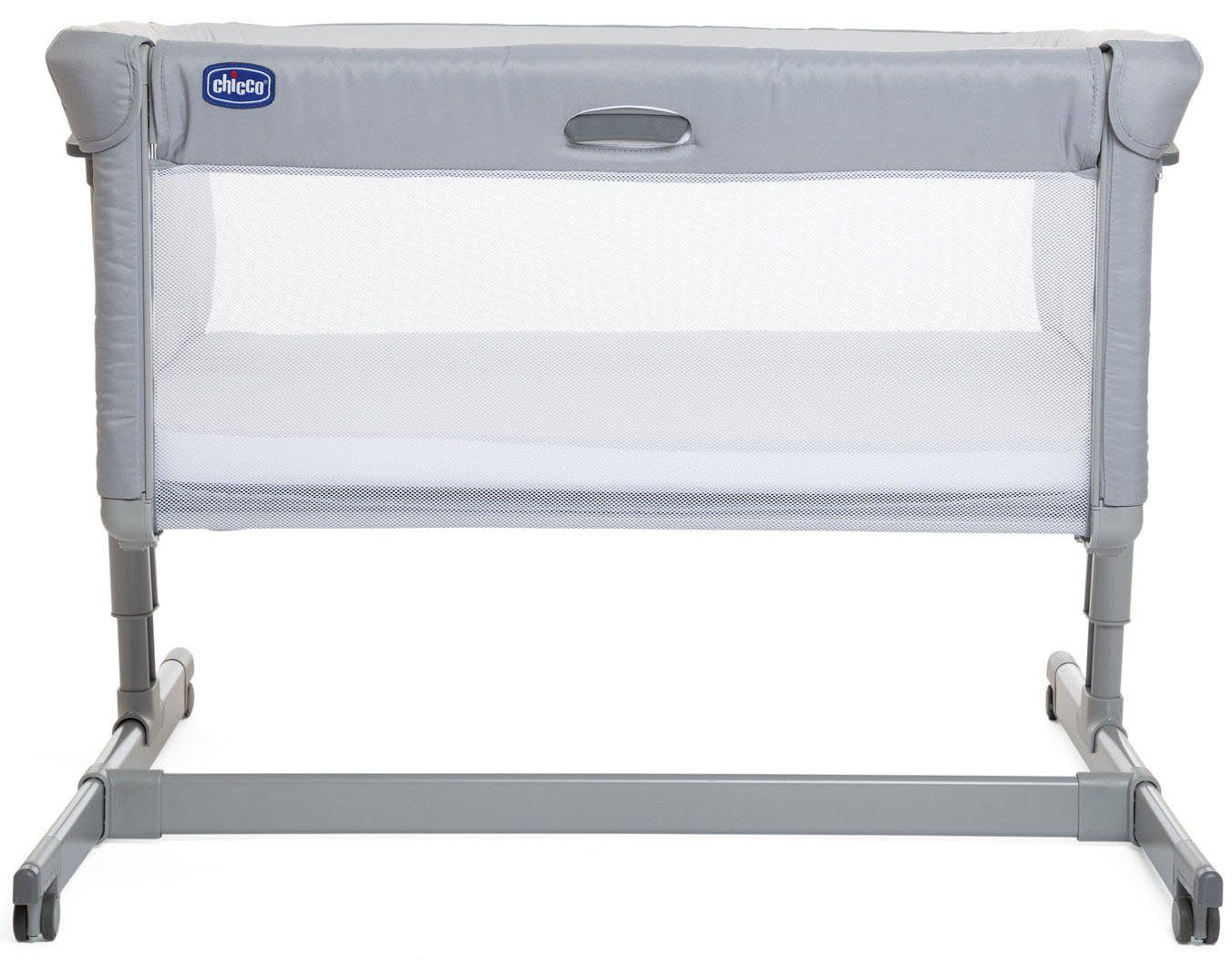 Chicco Beistellbett Next2Me Dream Evo, Grey, Bezug teilweise aus recyceltem Material