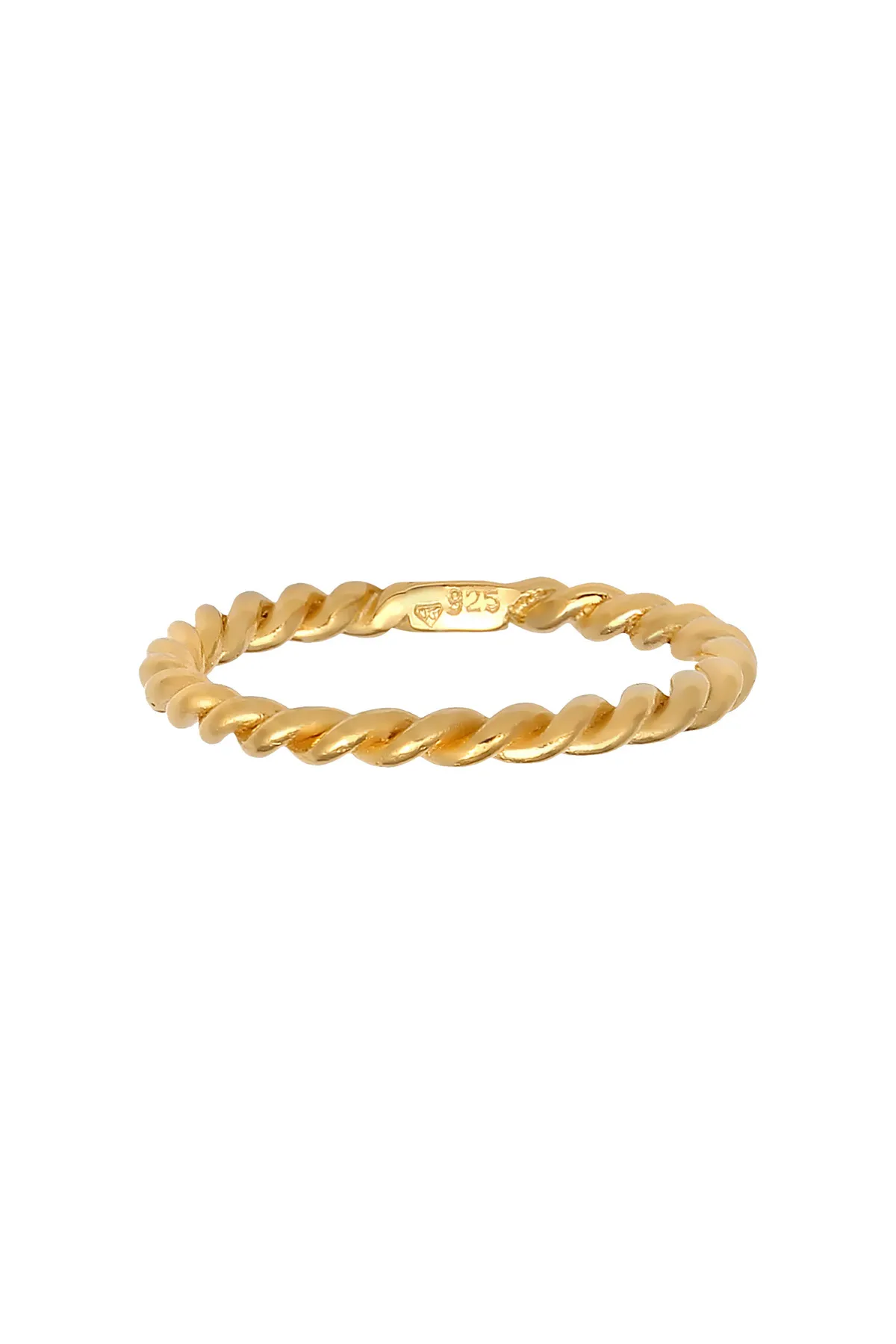 Nenalina  Ring Twisted Gedreht Basic Schlicht 925 Sterling Silber