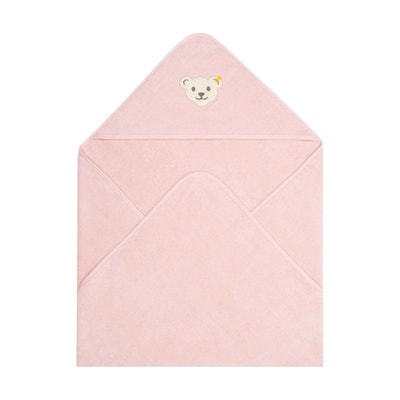 Badetuch mit Kapuze, rosa