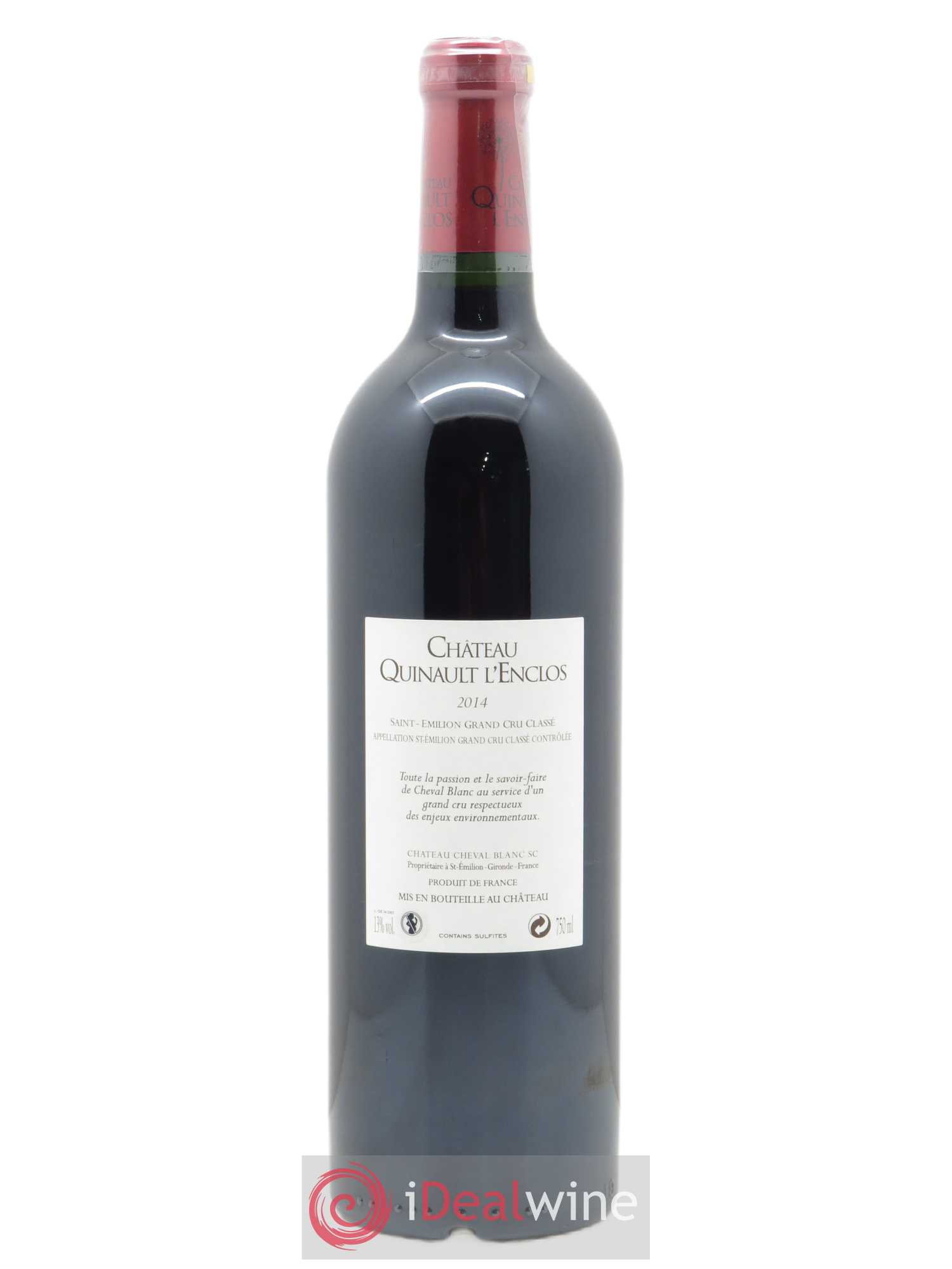 Château Quinault L'Enclos  2014 - Lot de 1 Bouteille