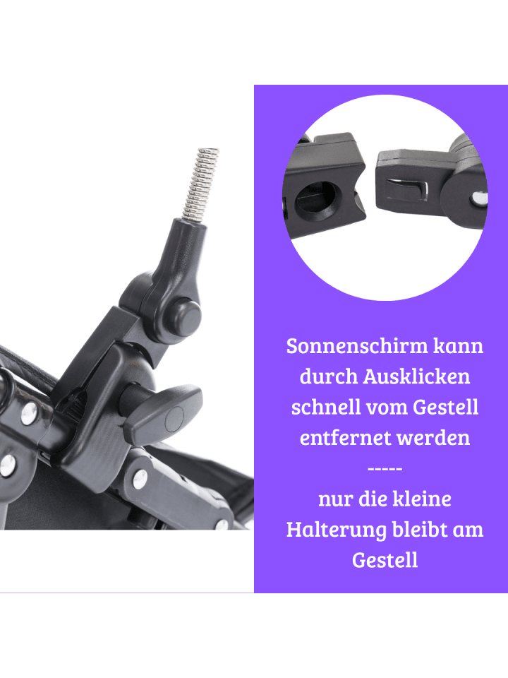 fillikid Sonnenschirm Melange Exklusiv in Mint günstig kaufen onesize
