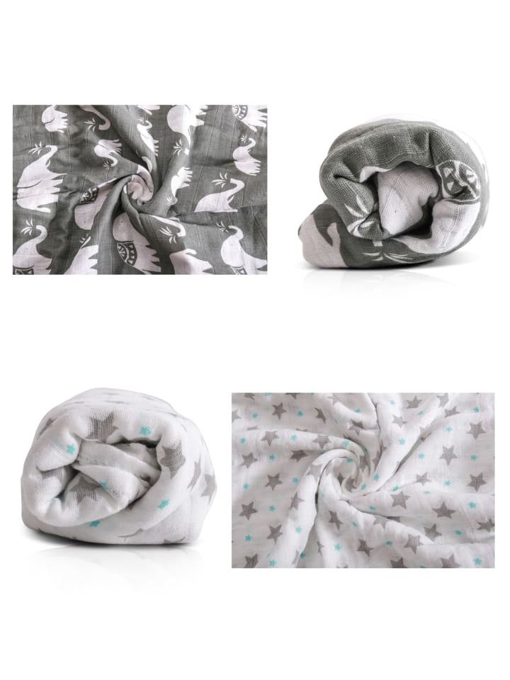 Cangaroo Stoffwindel Set Aimy 120x110cm in grau günstig kaufen onesize