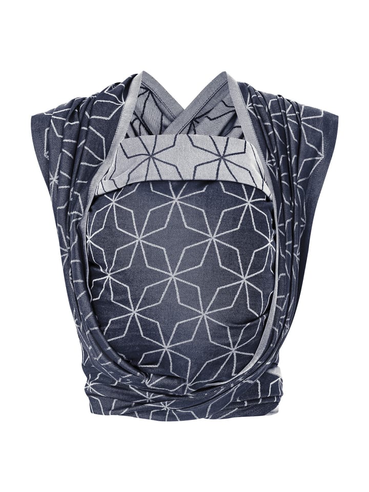 Hoppediz Babytragetuch Gewebtes Tragetuch kbA in Malmö denim günstig kaufen 5,40 x 0,70 m
