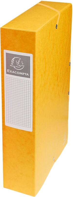 Exacompta Archivboxen 50609E DIN A4 Gelb Beschichteter Manila Karton 25 x 33 cm 8 Stück