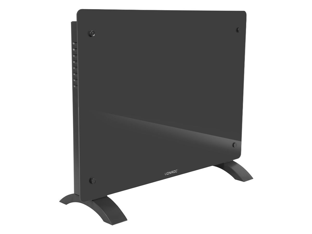 Vonroc 1500 watt Konvektorheizung mit Glasplatte