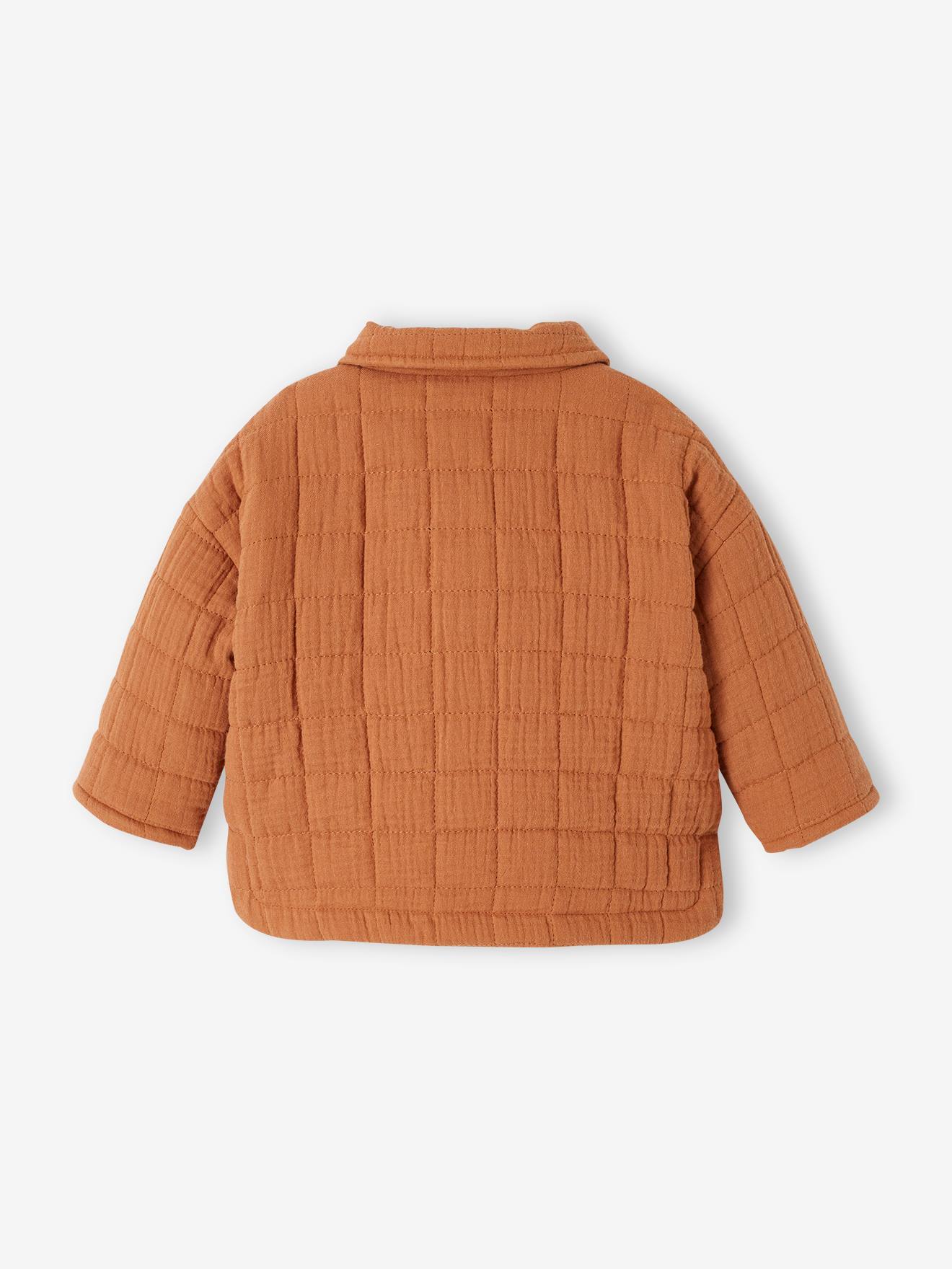 Vertbaudet Leichte Baby Jacke mit Recycling-Polyester - rost