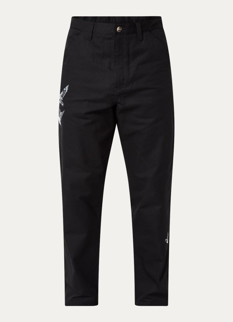 Carhartt WIP Ducks vienvirziena ceļa taisnas bikses ar izšuvumu