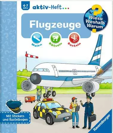 Ravensburger Wieso? Weshalb? Warum? aktiv-Heft: Flugzeuge