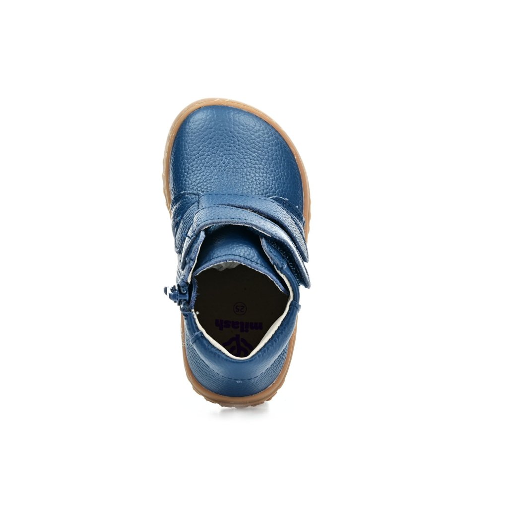 Milash blaue Barfußstiefeletten