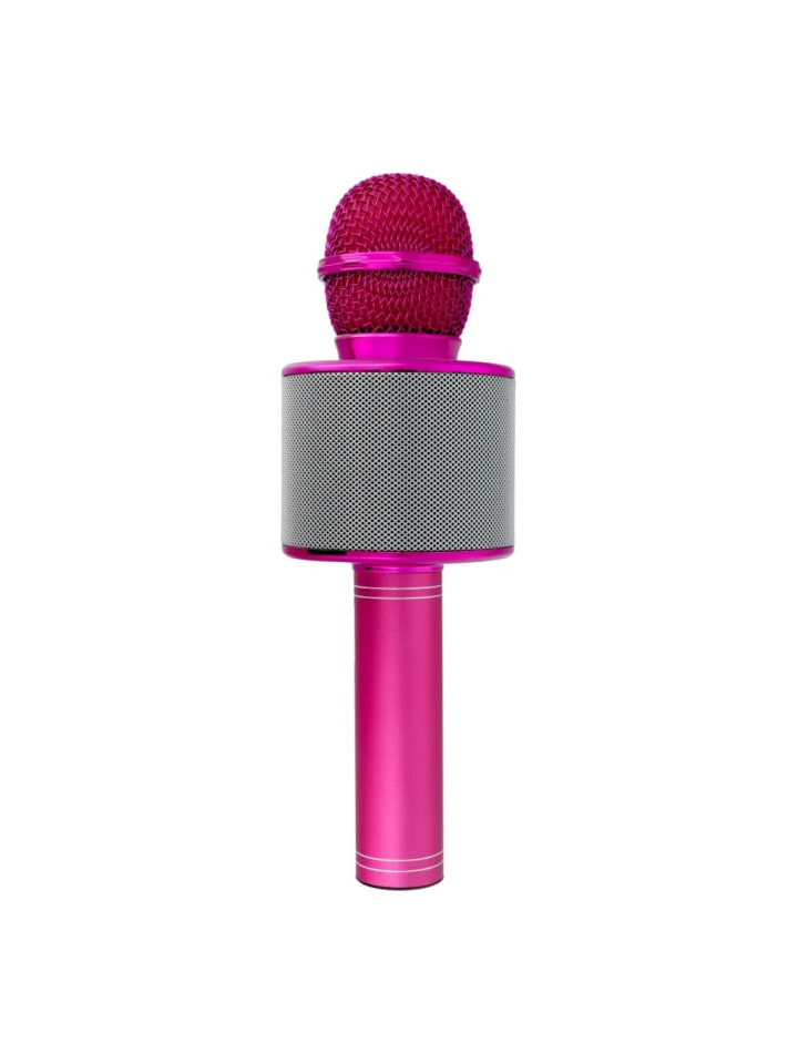 COFI 1453 Multimedia Karaoke-Mikrofon Kabelloser Bluetooth Lautsprecher 1200mAh in Pink günstig kaufen onesize