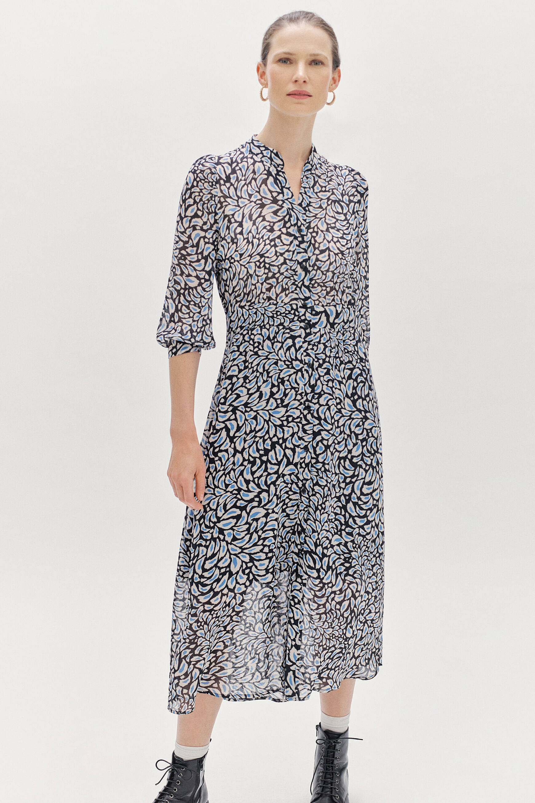 robe naomie bleu marine femme