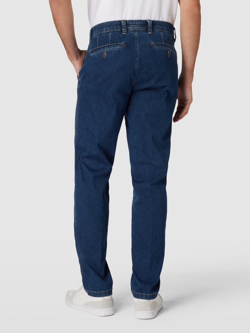 Jeans mit Gesäßtaschen Modell 'JIM' in blau
