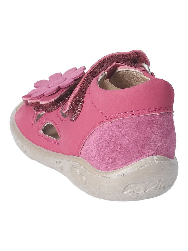 PEPINO Leder-Sandalen in Pink günstig kaufen