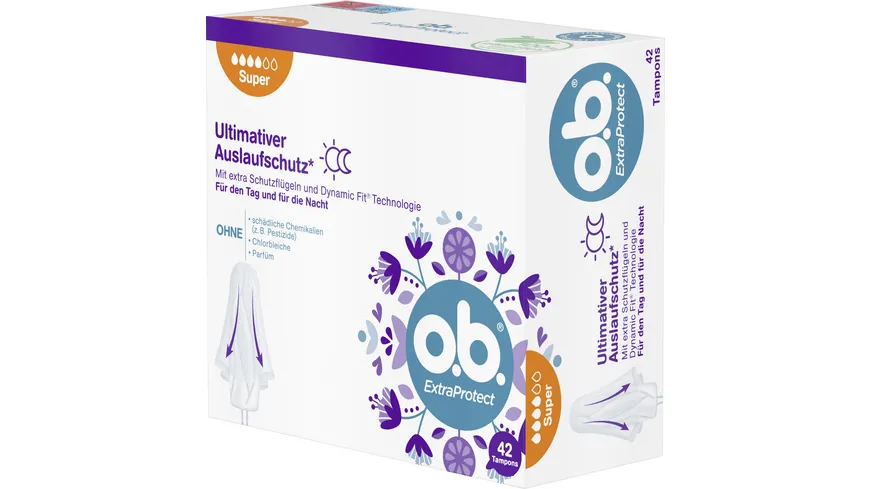 O.B. Tampons ExtraProtect Super