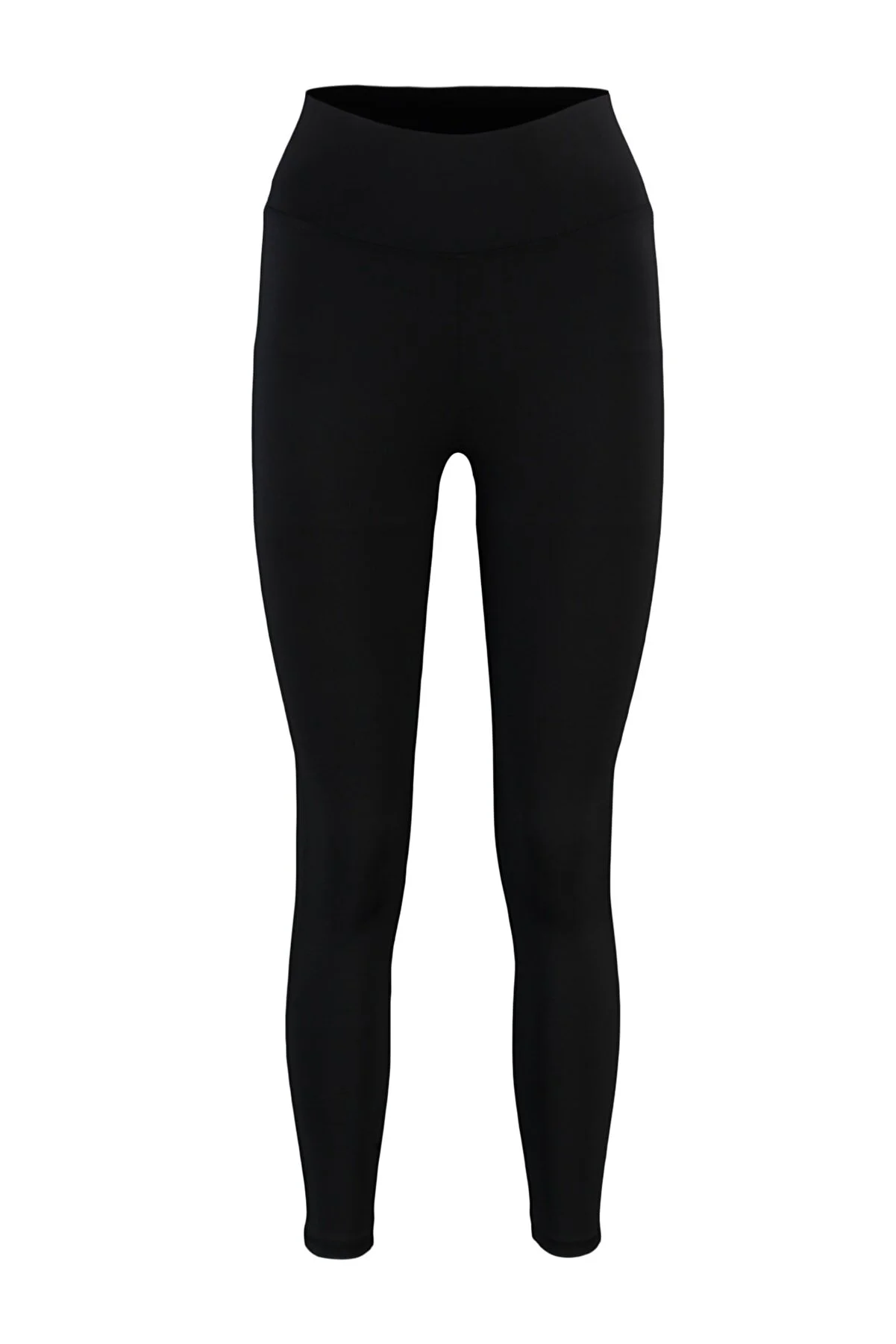 Trendyol Collection  Schwarze gestrickte Sportstrumpfhose mit breiter Taille und extra Erholung in voller Länge TWOAW21TA0029