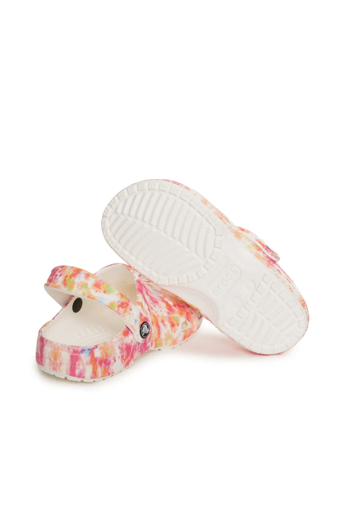 Crocs  Pantolette - Rosa - Flacher Absatz