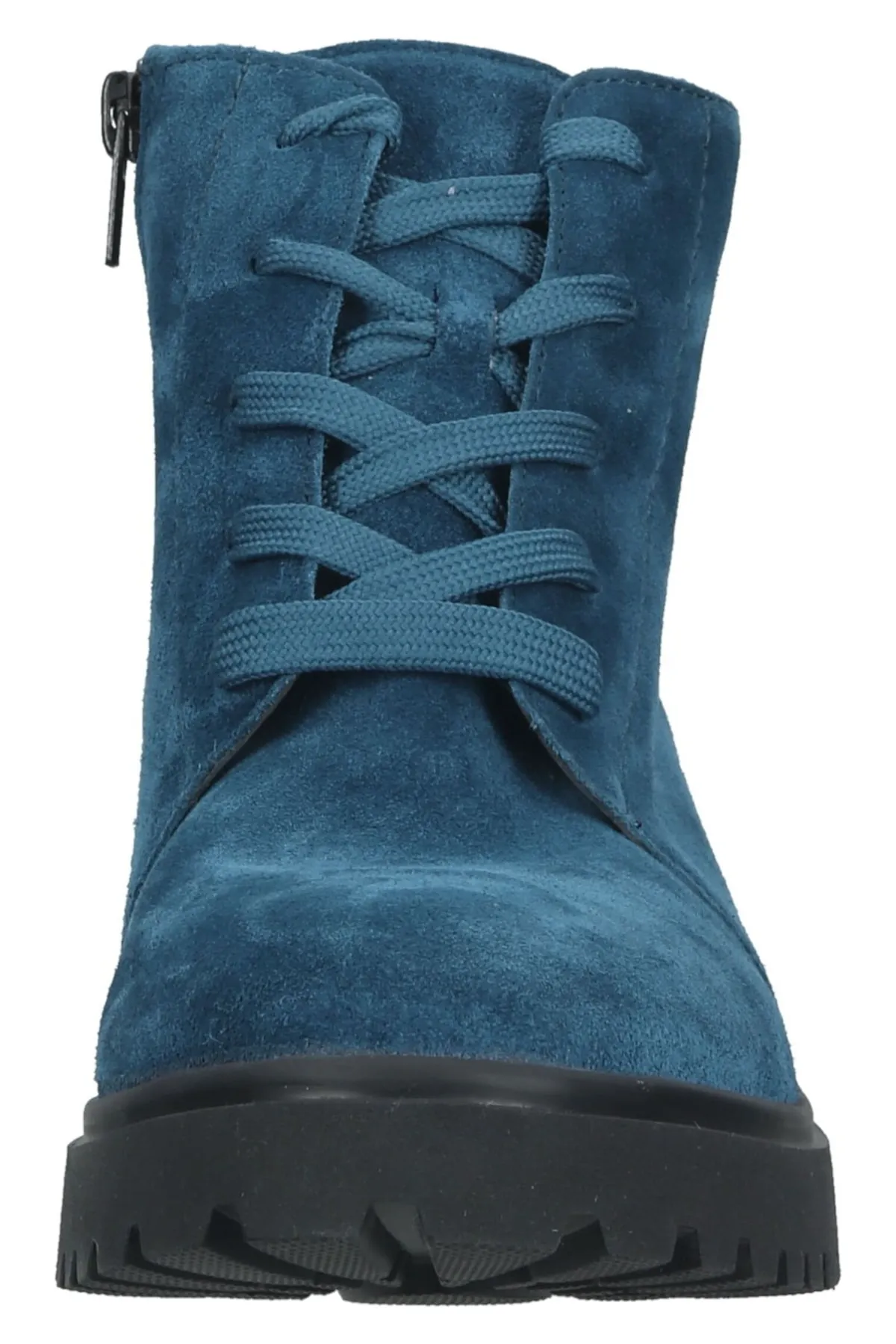 Waldläufer  Stiefelette - Blau - Blockabsatz