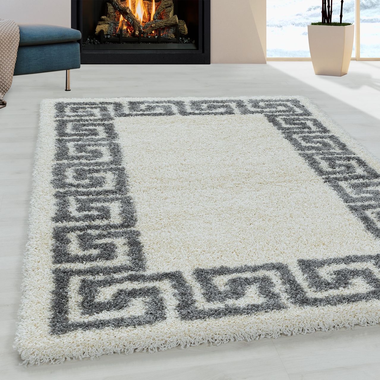 Ayyildiz Teppich, HERA 3301, CREAM, 80 x 150 cm