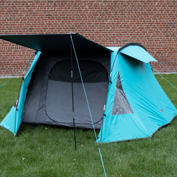 3 Personen Camping-Zelt mit verdunkelter Kabine
