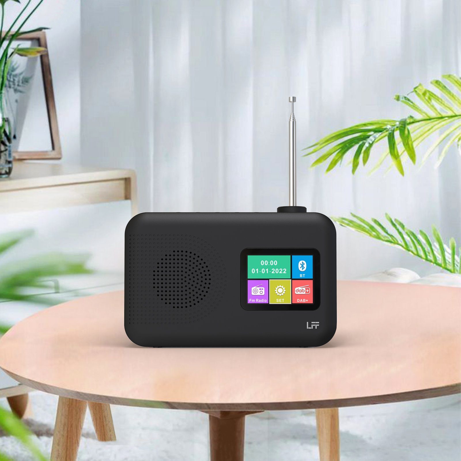 awortek DAB Digitalradio UKW mit RDS Farbdisplay Radio mit Bluetooth Digitalradio (DAB)