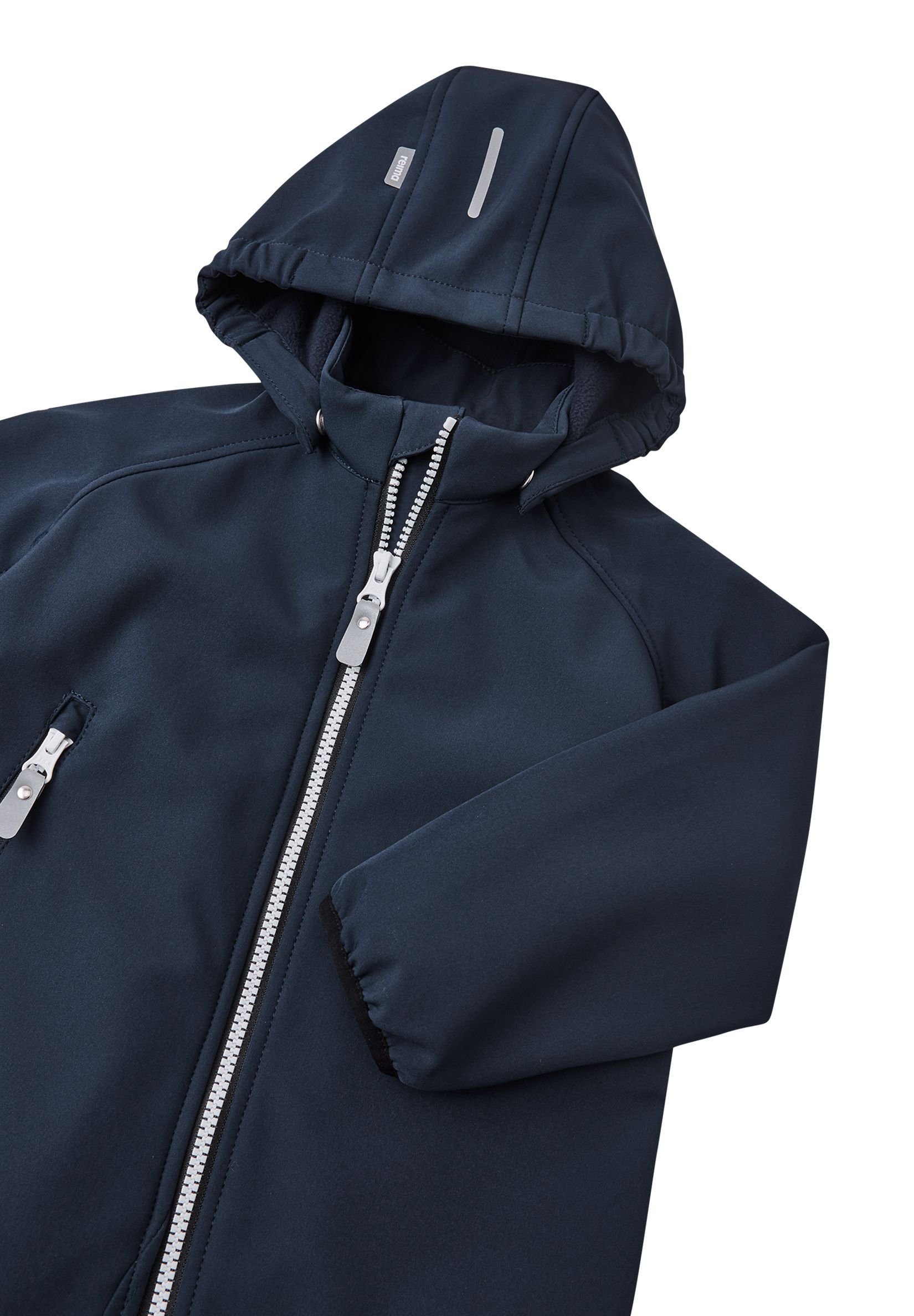 reima Softshelloverall Mjosa Verstärkungen an Beinen und Hinterteil